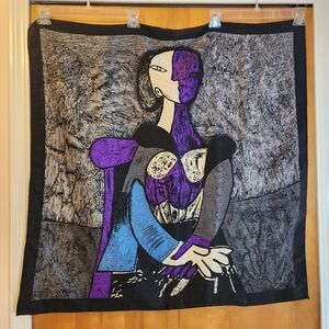 Pablo Picasso Vintage "Femme a la Chaise" Scarf